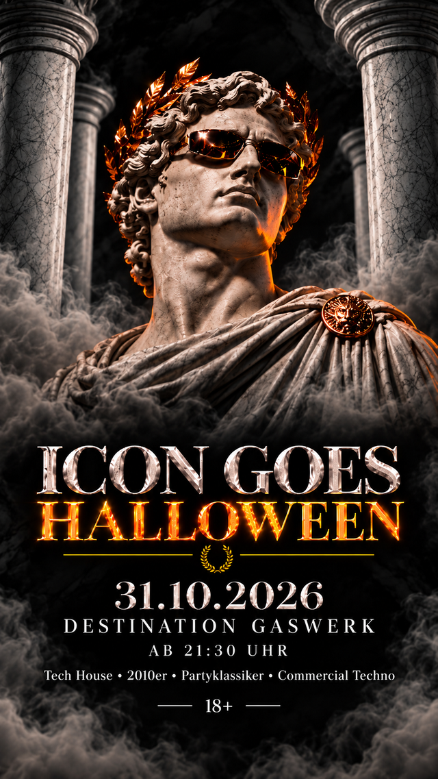 ICON NIGHTS · Destination Gaswerk Augsburg · 31. Oktober 2026