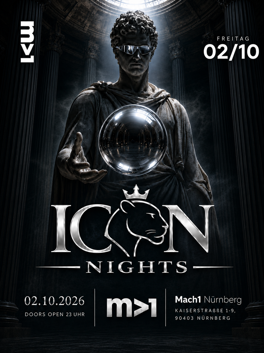 ICON NIGHTS · Mach1 Nürnberg · 02. Oktober 2026