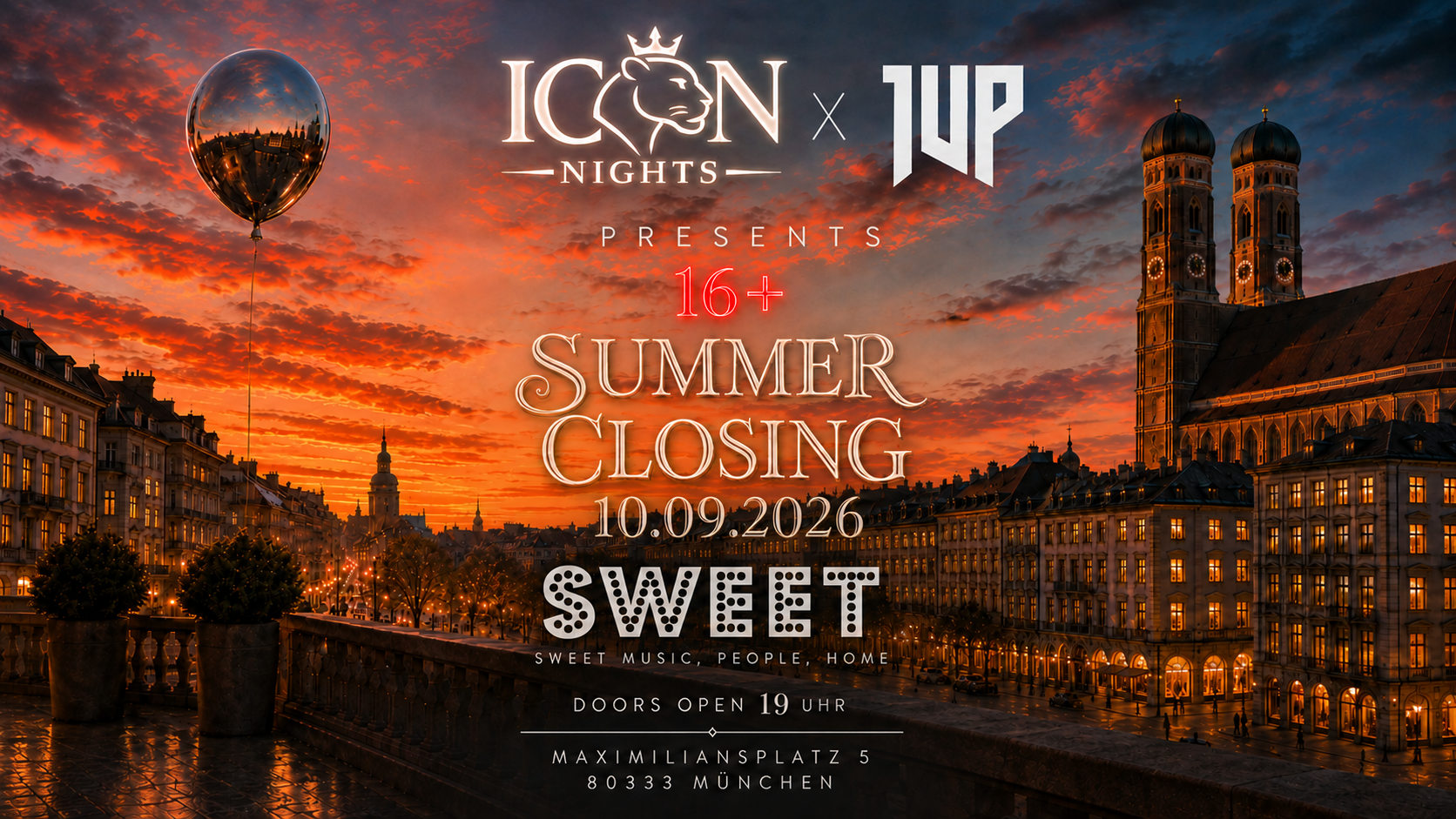 ICON NIGHTS 16+ · Filmcasino München · 10. September 2026